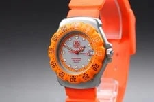TAG Heuer — 【Near 】 TAG Heuer Formula 1 373.513 Orange Gray Quartz From Japan — Watch — resale