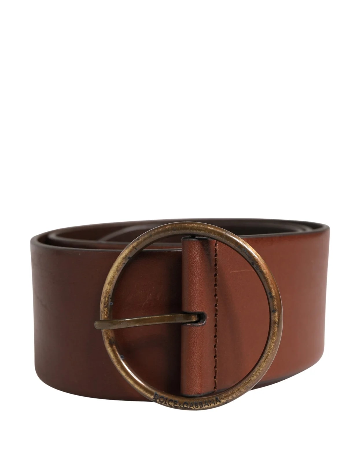 Dolce & Gabbana — Dolce & Gabbana Wide Waist Metal Round Belt — Accessory — resale