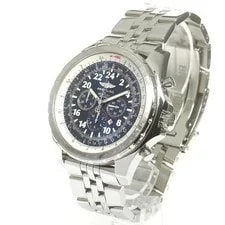 Breitling Bentley LE Mans A22362 49mm SS Navy Automatic Chronograph Date #C035 2