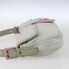 Fendi Mamma Baguette Cotton Auth 173215A 4