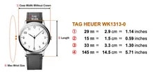 Near * TAG Heuer 2000 WK1313-0 Professional Blue Dial Quartz 3