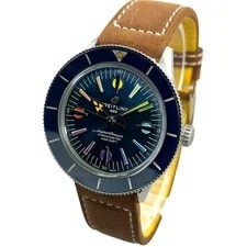 Breitling II A10370 A103702A1C1X1 Stainless Steel Leather Diamond #KNW1801 2