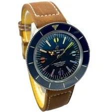 Breitling II A10370 A103702A1C1X1 Stainless Steel Leather Diamond #KNW1801 3
