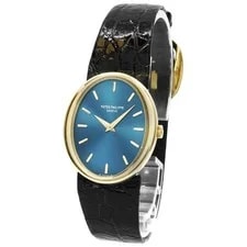Patek Philippe Ellipse 4225J Blue Dial - Inventory 8335 Yellow Gold 2