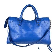 Balenciaga 2way Embossed Pattern Hand W/ Dust Auth 3