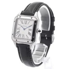 Cartier Santos Dumont SM WSSA0023 Silver Dial Quartz Watch_963330 3