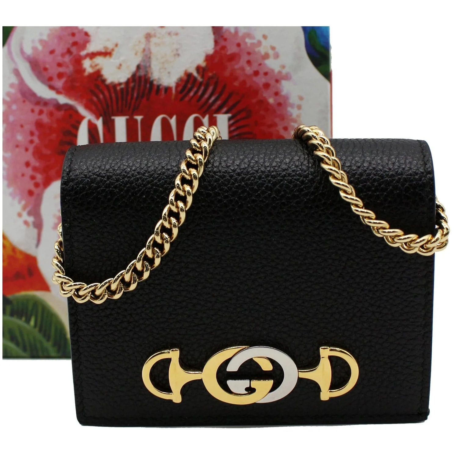 Gucci Zumi Mini Grainy Chain Wallet 570660 - 10% OFF 2