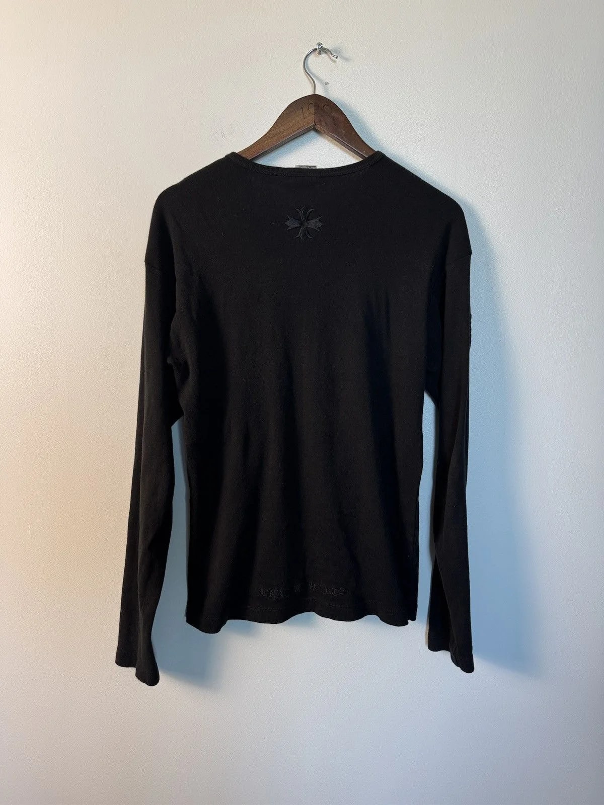 Chrome Hearts — Hearts Embroidered Dagger Maltese Long Sleeve — streetwear — resale