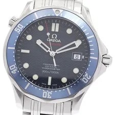 Omega — Auth Omega Seamaster300 2220.80 Date Navy Dial Automatic — Watch — resale