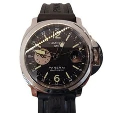 Panerai — Officine Panerai Luminor GMT Black Dial 44mm Rubber Band 125327068 — Watch — resale