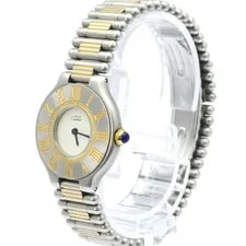 Cartier Must 21 Gold Plated Steel Quartz W10051F4 2