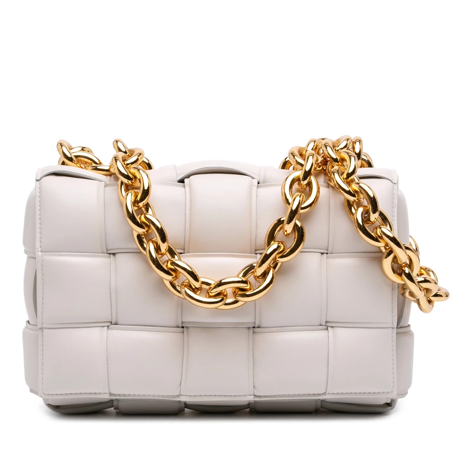 Bottega Veneta — Padded Chain Cassette Satchel — Handbag — resale
