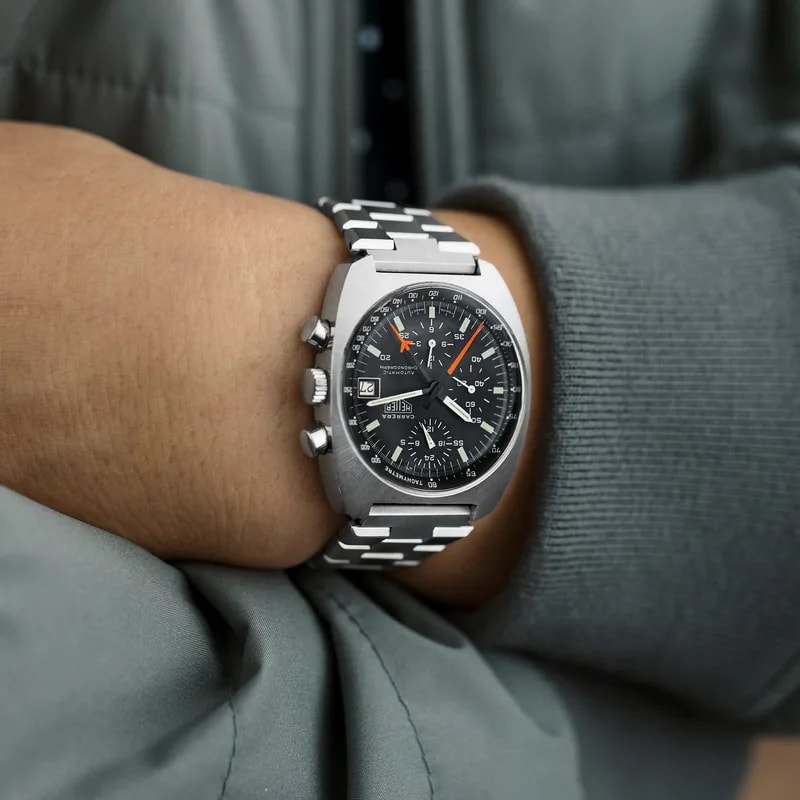 1980s Heuer Carrera Ref. 510.523 on TAG Bracelet 2