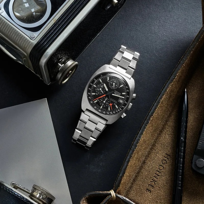 1980s Heuer Carrera Ref. 510.523 on TAG Bracelet 3