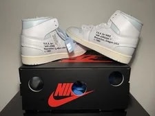 Air Jordan 1 Retro OG High Alaska X Virgil Abloh Archive AA3834-100 4