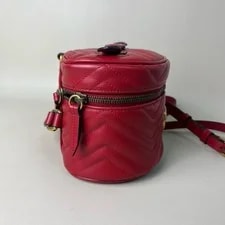 Authenticated Gucci GG Marmont Round Matelasse Backpack 3