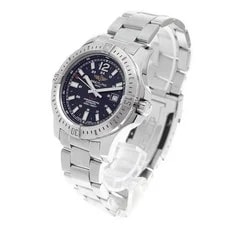 Breitling Colt A17388 44mm SS Black Dial Automatic Date #C407 2