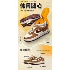 Nike Air Force 1 Low Light British Crush (GS) -200 2