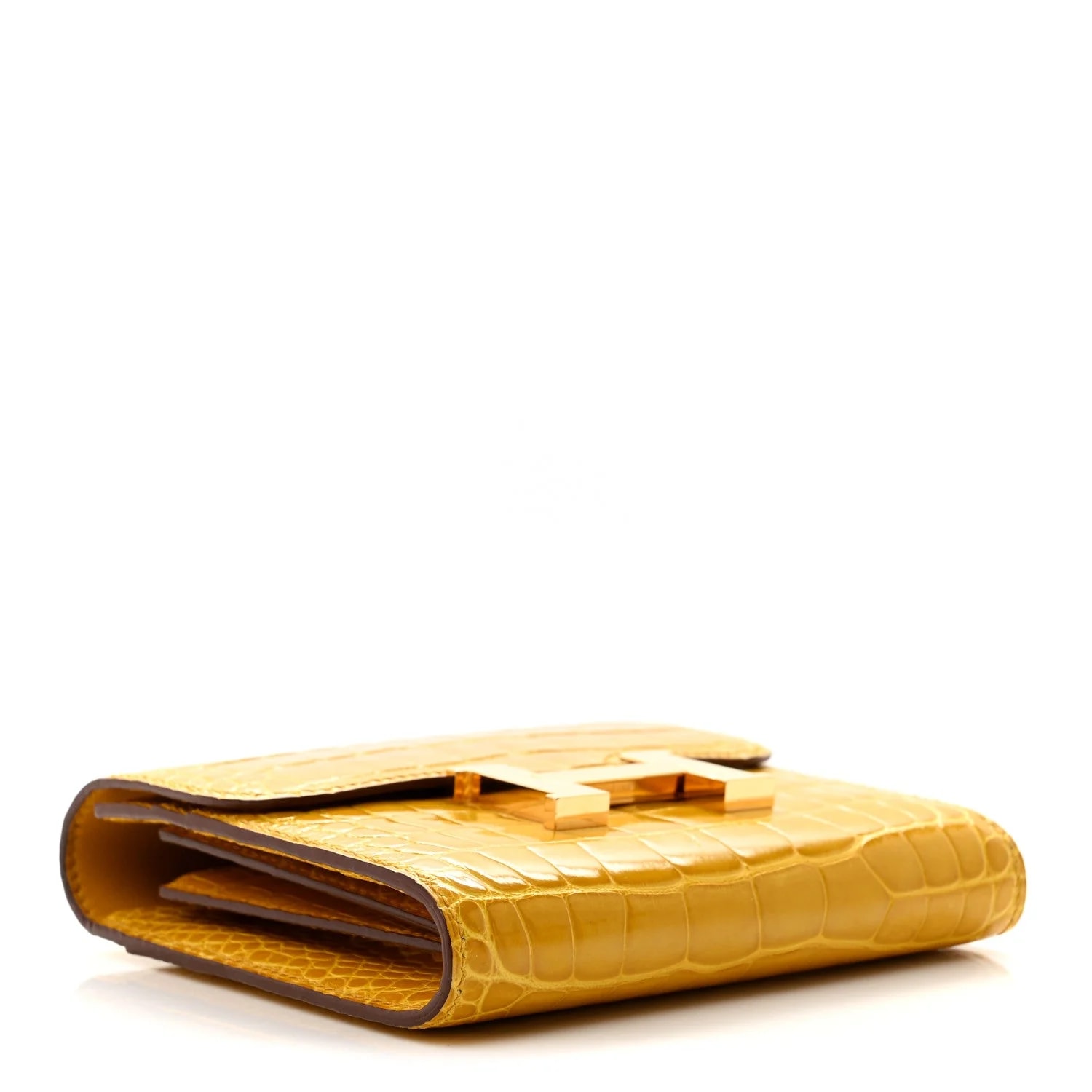 Shiny Constance Short Wallet Ambre 4