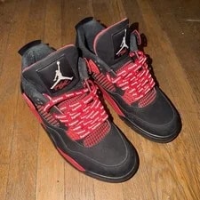 Jordan — Jordan Air 4 / Mid Top Lace Up Basketball — Sneaker — resale