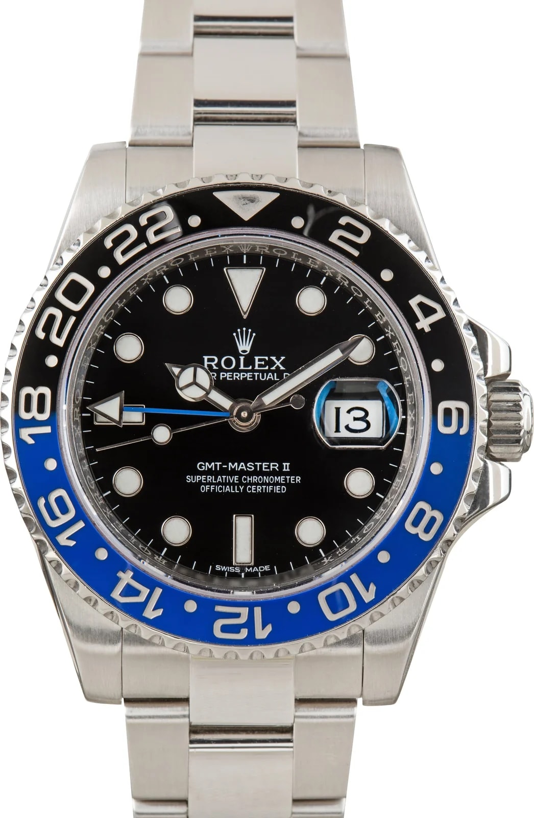 Rolex — Stainless Steel Rolex GMT-Master II Ref 116710BLNR Batman — Watch — resale