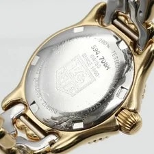 TAG Heuer SEL Date S94.708M Ivory Dial SS GP Quartz 24mm Stainless 4