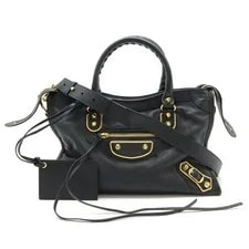 Balenciaga — Balenciaga Classic Metallic Edge City 2WAY — Handbag — deal