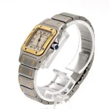[Unserviced - Value Price] Cartier Santos SM Two-Tone Stainless St... 2