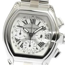 Cartier Roadster XL W62006X6 Automatic 43mm Silver Chronograph 2