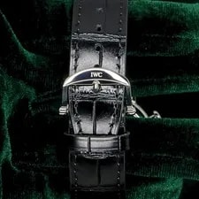 IWC Portofino Chronograph 42mm Black Dial Alligator Full SET IW391008 4