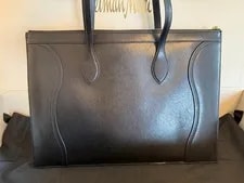 Celine Paris Flat Cabas Luggage Laptop 123963GW4.38NO, , $2100 3
