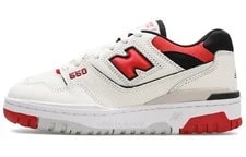 New Balance — [BB550SE1] -- New Balance NB 550 织物 舒适百搭 减震防滑耐磨透气轻便 低帮 复古篮球鞋 男女同款 红白色 — Sneaker — resale