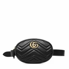 Gucci — Gucci GG Marmont Quilted Body Waist 476434 — Handbag — resale