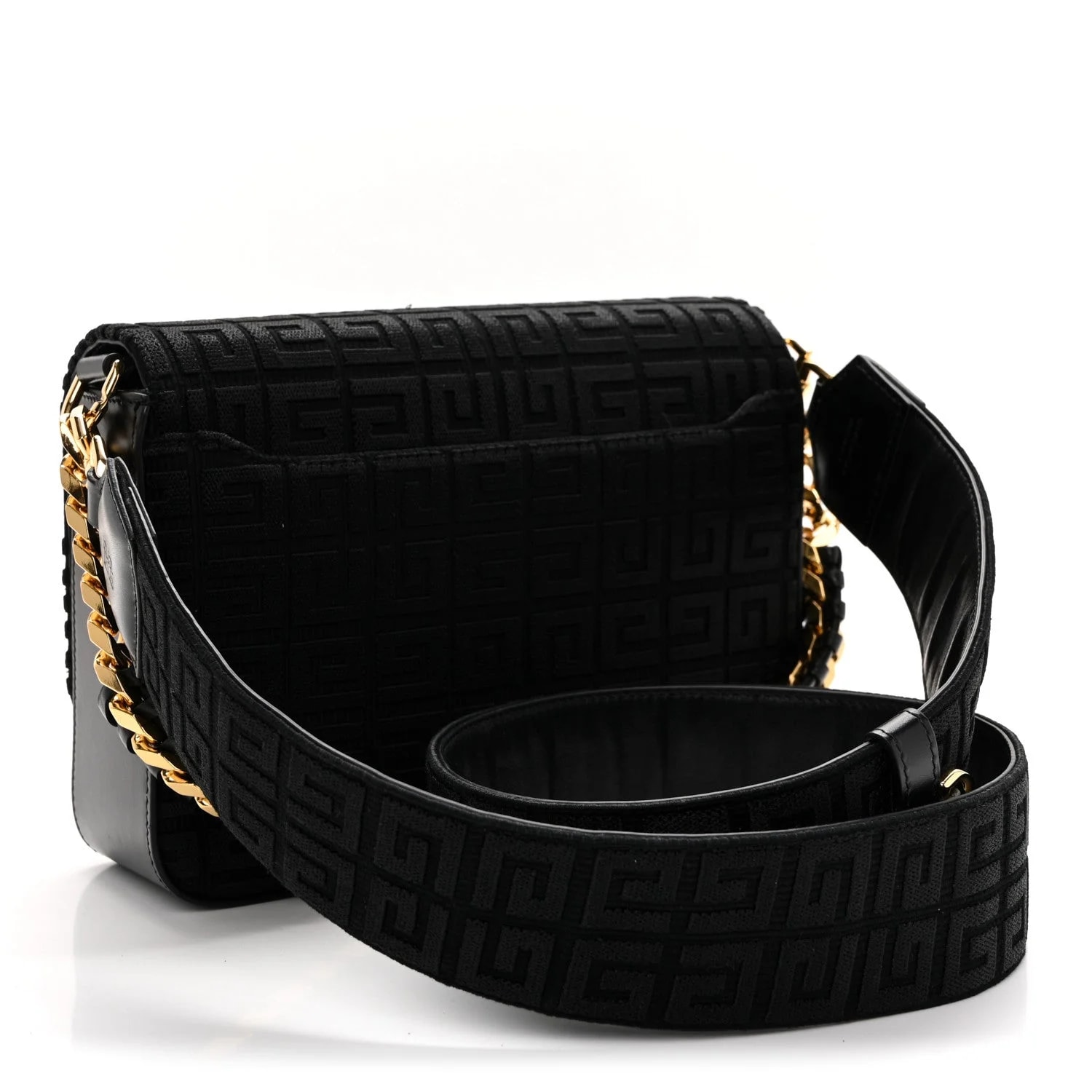 Woven Embroidered Medium 4G With Chain 3