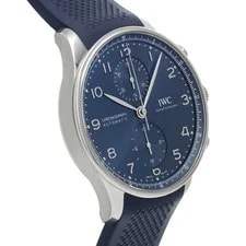 IWC Portugieser IW371606 41mm Stainless Steel Blue #WW4240 3