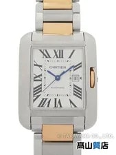 Cartier — Cartier Tank Anglaise LM W5310007 Automatic 29mm Silver — Watch — resale