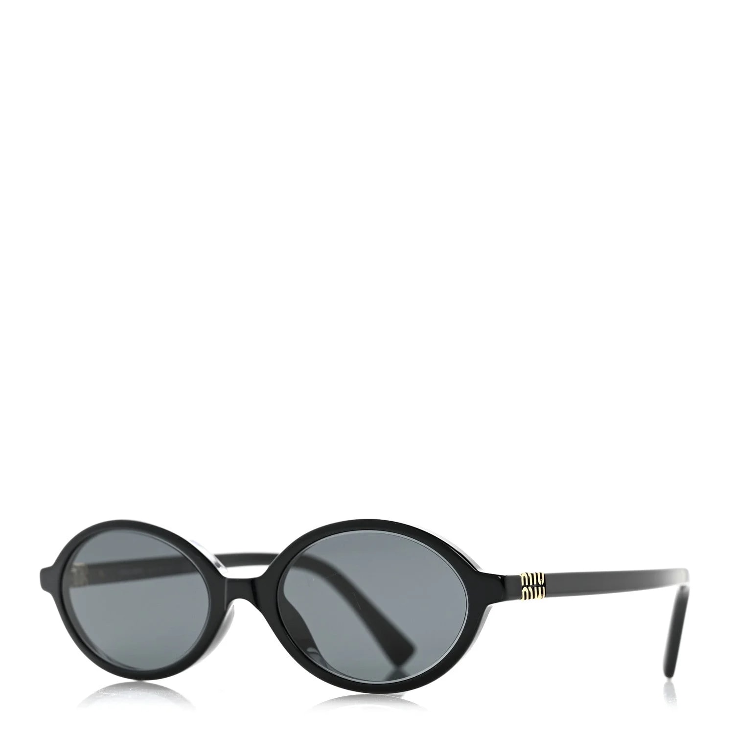 Miu Miu — Acetate Oval Regard Sunglasses SMU04Z — Accessory — resale