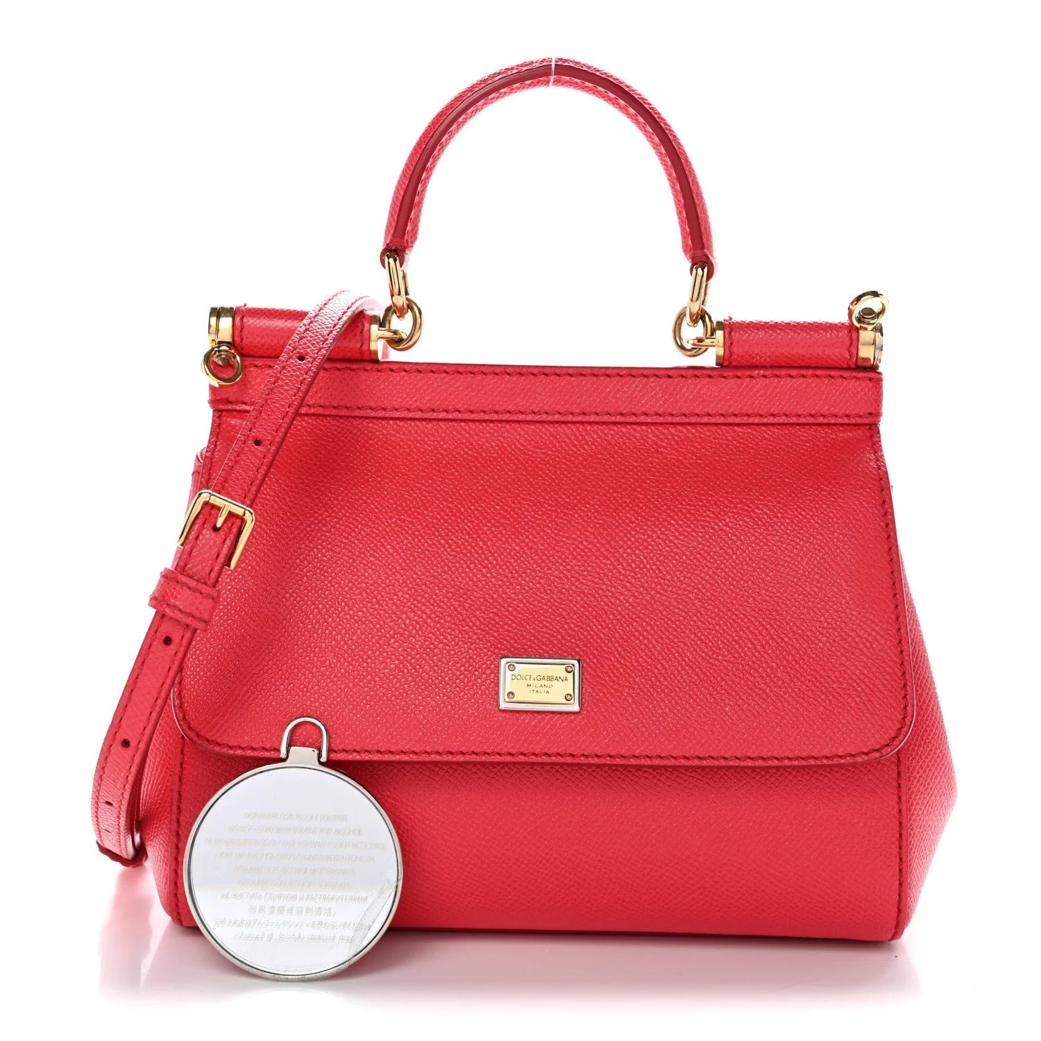 Dauphine Small Miss Sicily Satchel Roso 3