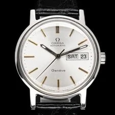Omega Geneva Day Date 166.0117 AB Case Scratch Bracelet 2