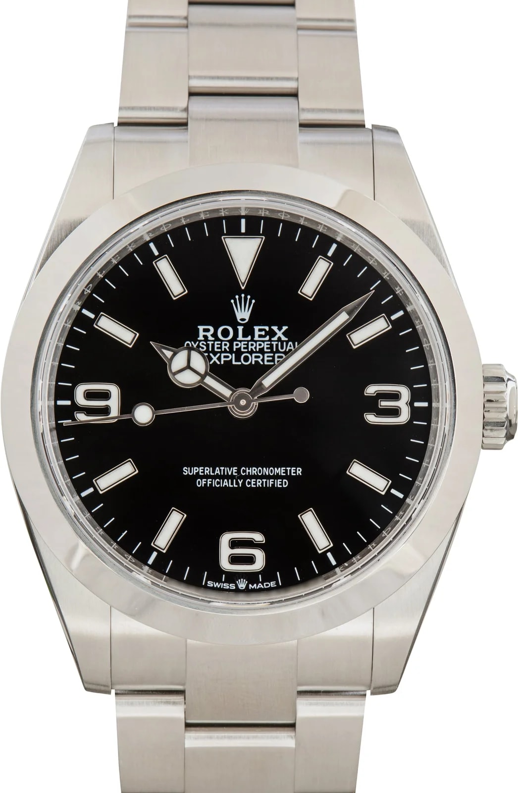 Rolex — Oystersteel Rolex Explorer 40 Ref 224270 Black Dial — Watch — resale