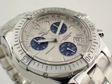 Breitling Colt Chronograph A7338011 Quartz 41mm Box Papers Silver;White;Blue 2