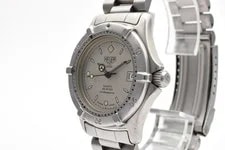 PRE-TAG [Exc+5] Heuer 2000 962.213 Gray Dial Silver Quartz 4