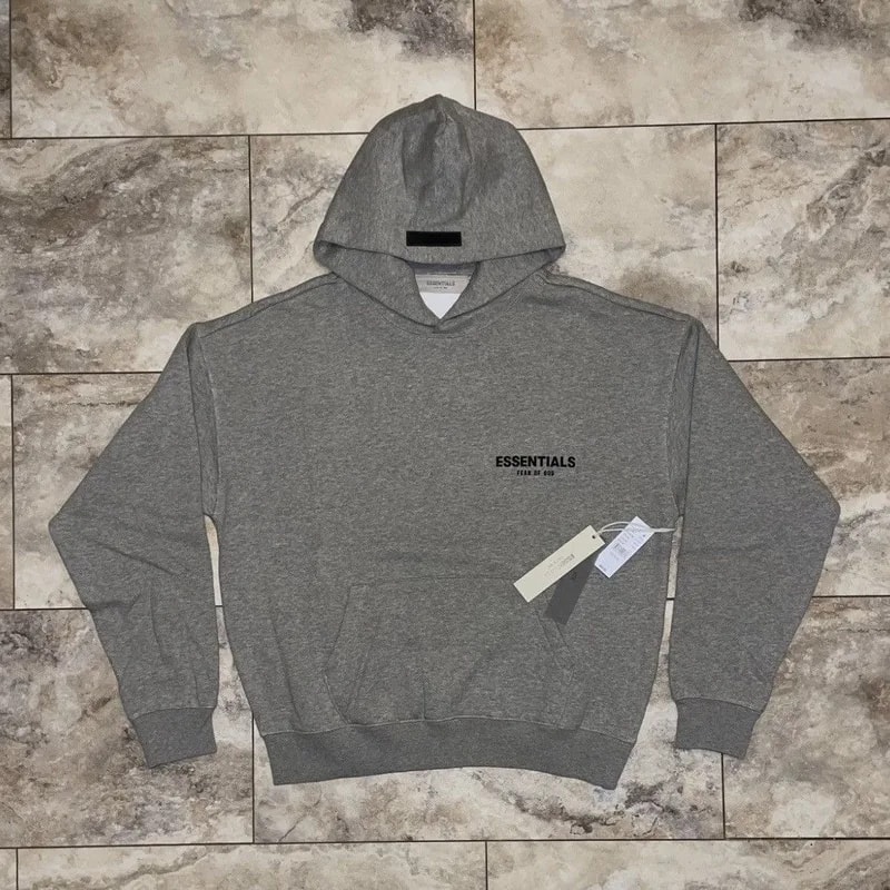 Fear of God Essentials Hoodie Dark Oatmeal Size XS — streetwear — resale