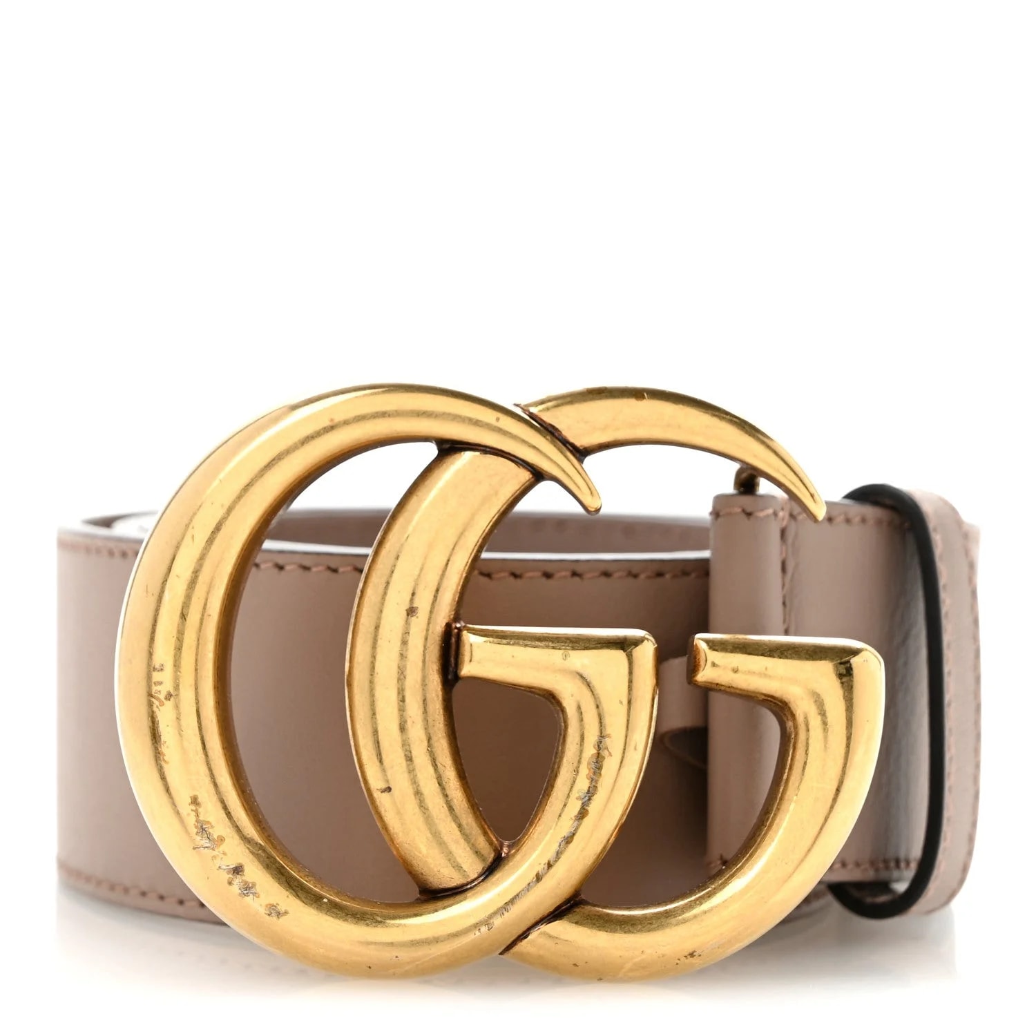Gucci — Double G 40mm Belt 85 34 Porcelain — Accessory — resale