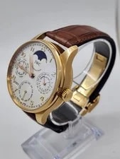 IWC 18K Rose Gold 42.5 Mm Portuguese Perpetual Calendar IW5022-13 2