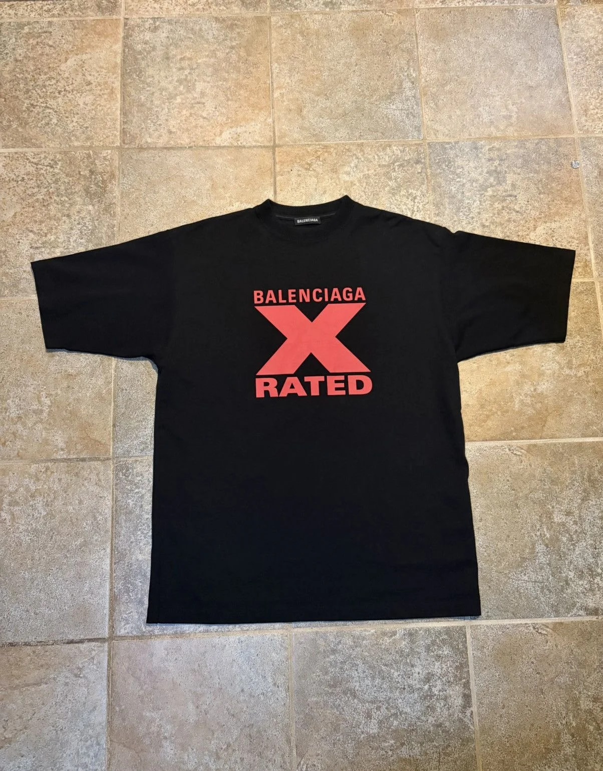 Balenciaga — Balenciaga X Rated Oversized Shirt — streetwear — deal