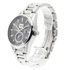 TAG Heuer Carrera Grand Date WAR5012.BA0723 41mm SS Gray #C7588 2