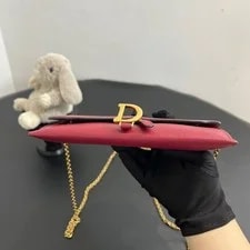 Christian Dior Saddle Regular Grained Woc Flap Crossbody 3