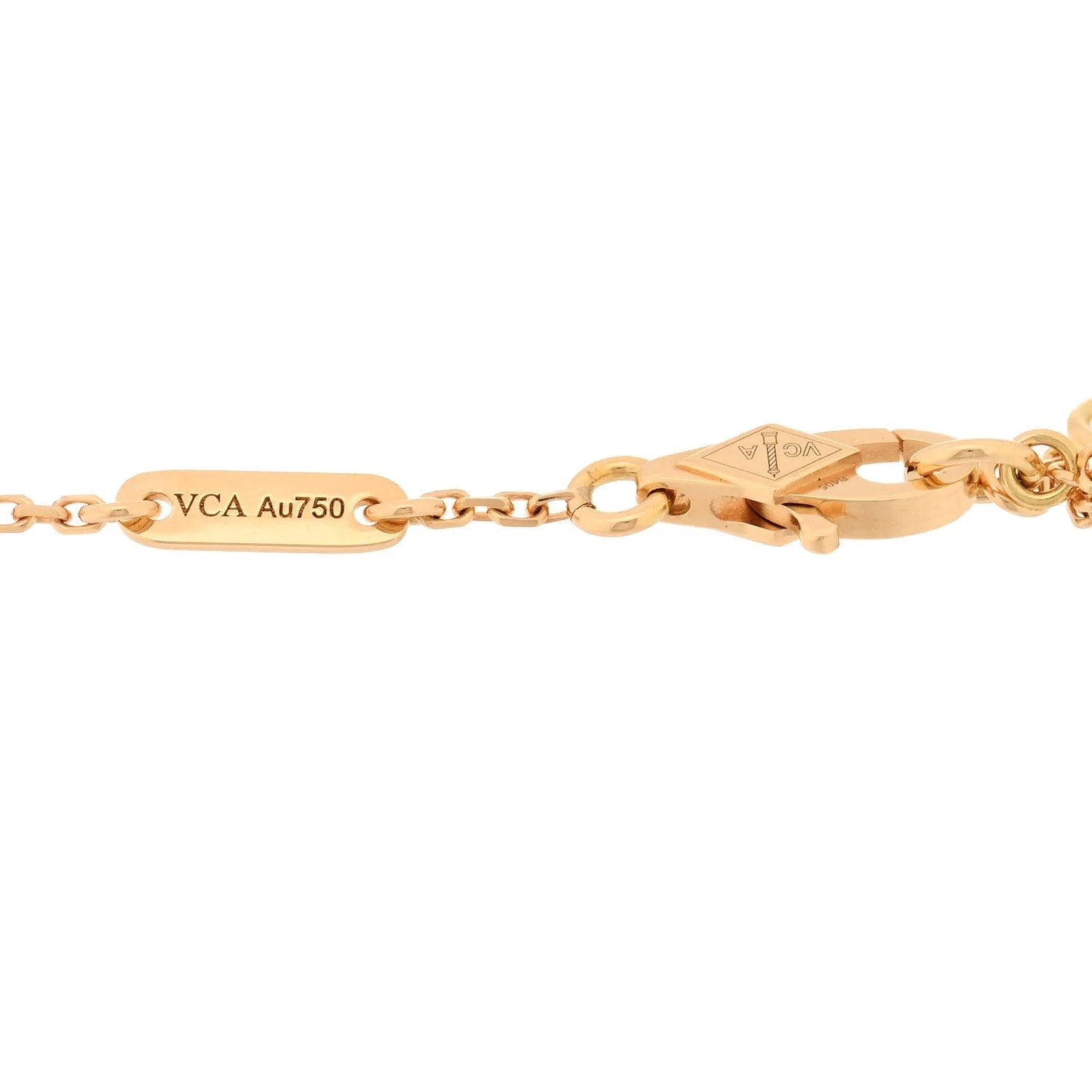 18K Yellow Gold Mother of Pearl Sweet Alhambra Butterfly 3