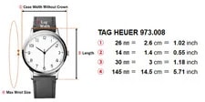 TAG Heuer Professional 973.008 Quartz Black Dial From Japan 3